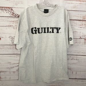 Funny Guilty Light Gray Men's Short Sleeve Tee shirt XL